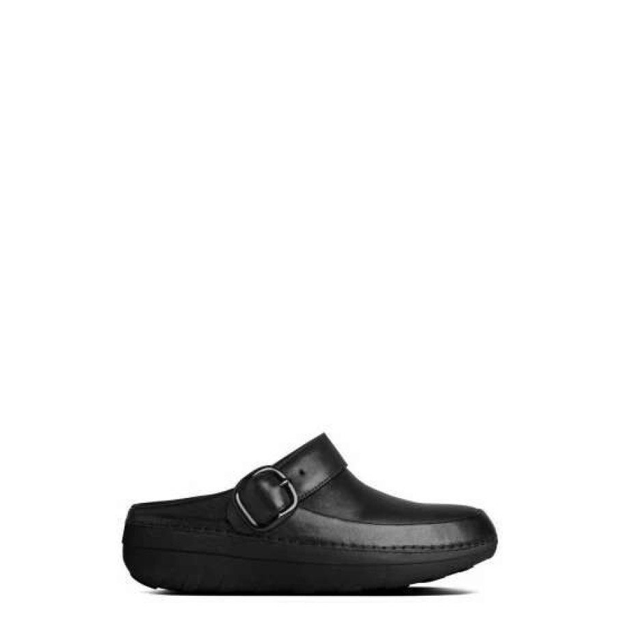 Shoes * | Fitflop Gogh Pro Superlight Black Clog Shoes