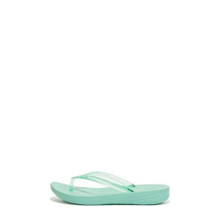 Sandals * | Fitflop Natural Iqushion Transparent Flip Flops