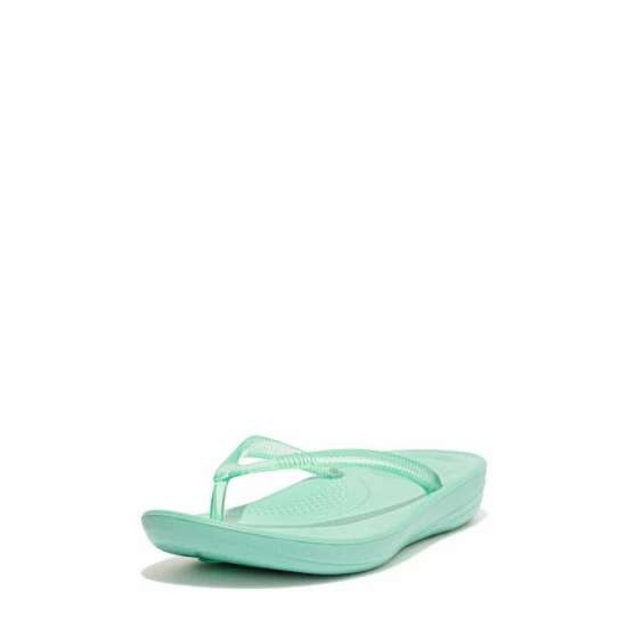 Sandals * | Fitflop Natural Iqushion Transparent Flip Flops