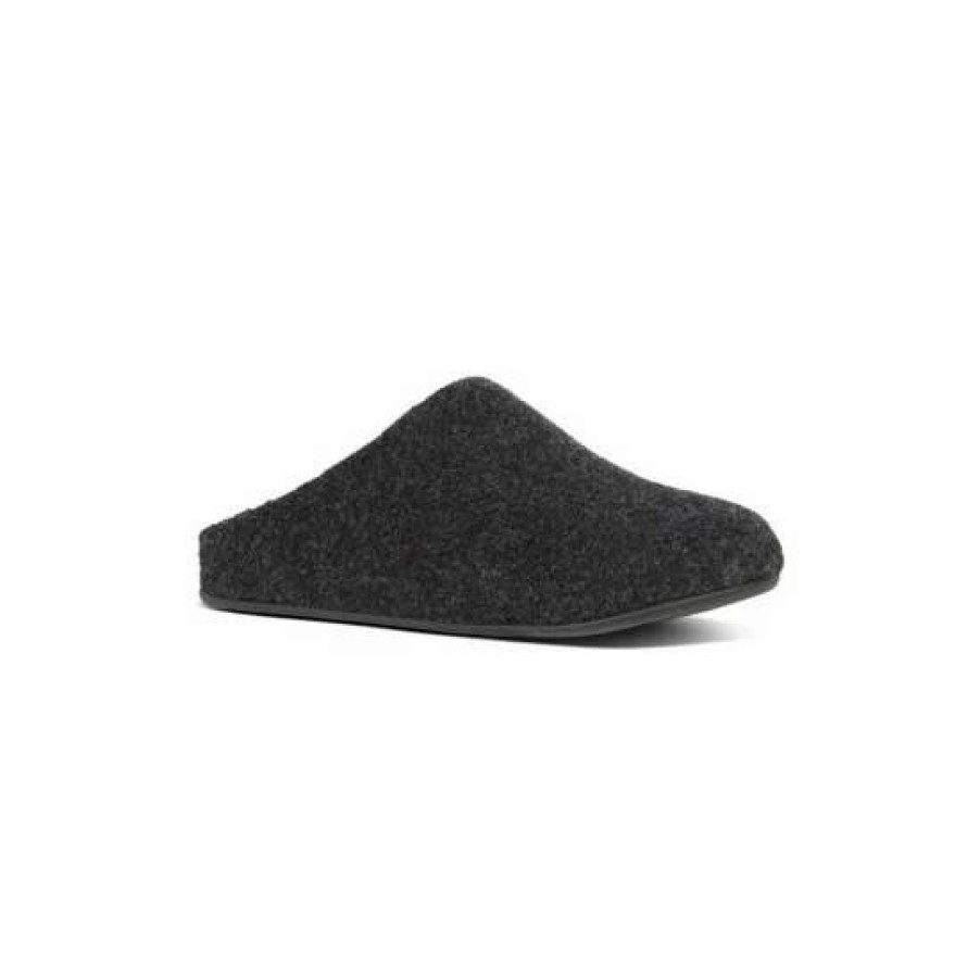 Slippers * | Fitflop Grey Shove Felt Slippers