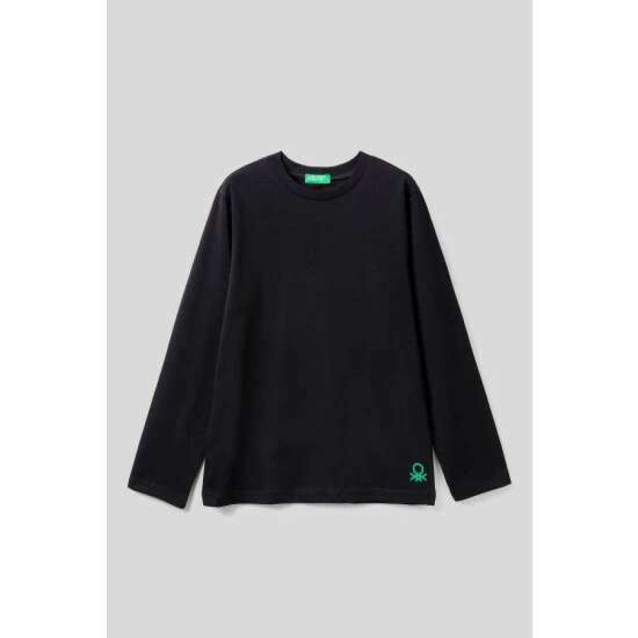 Tshirts * | Benetton Long Sleeve T-Shirt