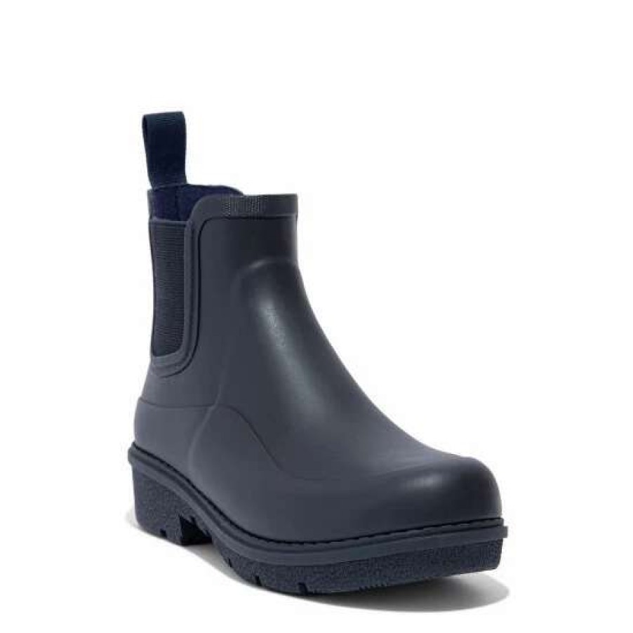 Boots * | Fitflop Blue Wonderwelly Chelsea Boots