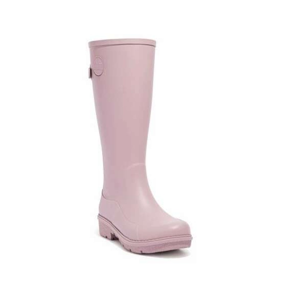 Boots * | Fitflop Pink Wonderwelly Tall Wellington Boots