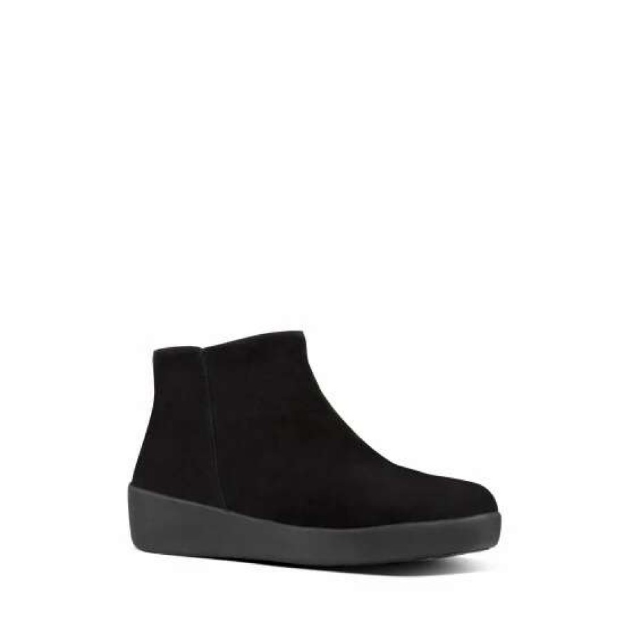 Boots * | Fitflop Black Sumi Ankle Boots