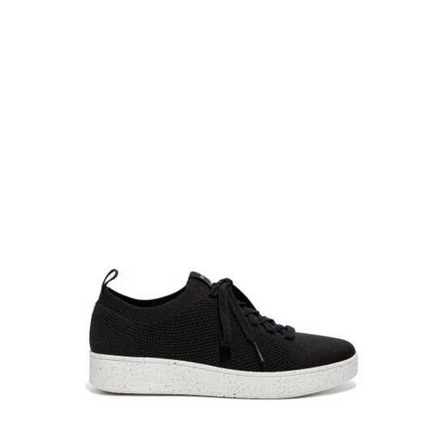 Trainers * | Fitflop Rally E01 Multi-Knit Black Trainers