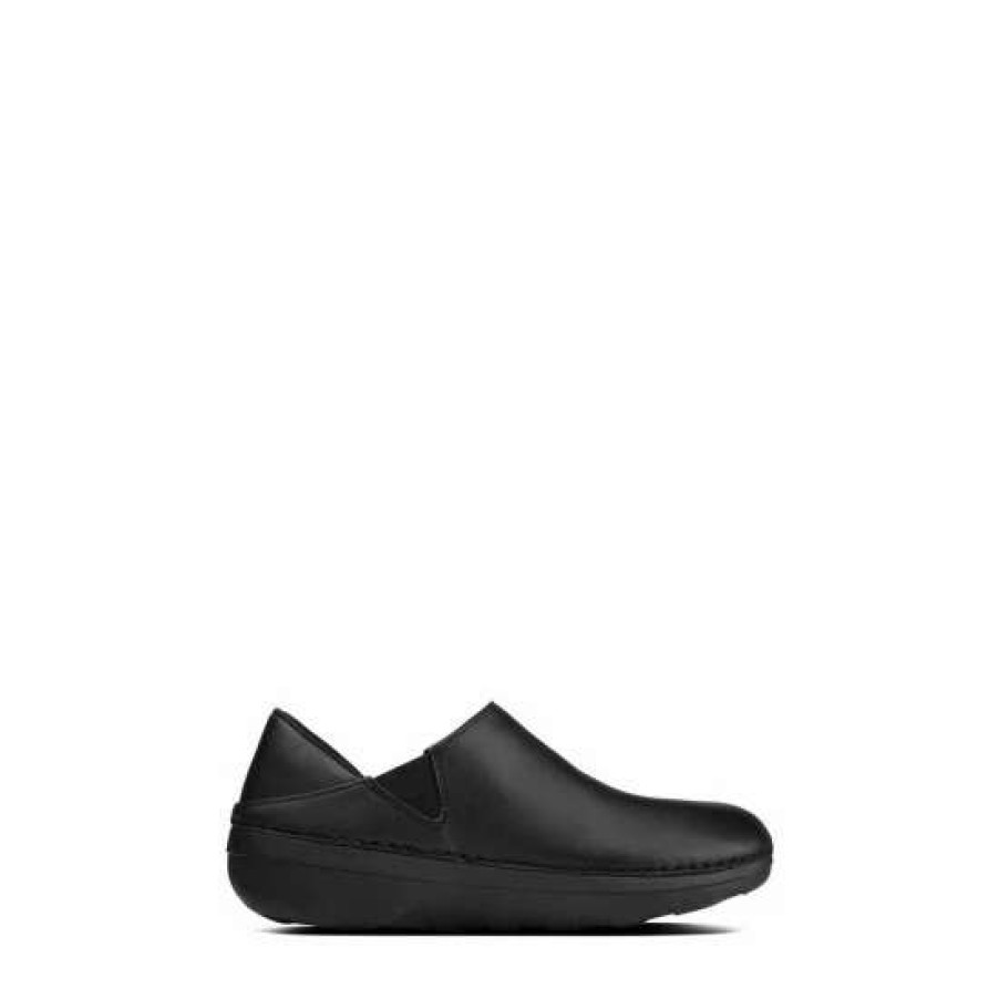 Shoes * | Fitflop Fit Flop Black Superloafer Loafers