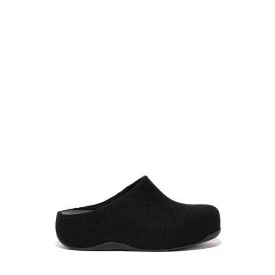 Slippers * | Fitflop Shuv Cushy Felt Clog Slippers