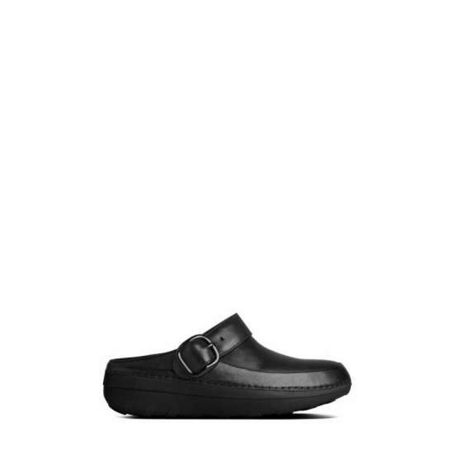 Shoes * | Fitflop Gogh Pro Superlight Black Clog Shoes