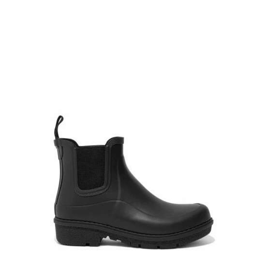 Boots * | Fitflop Black Wonderwelly Chelsea Boots