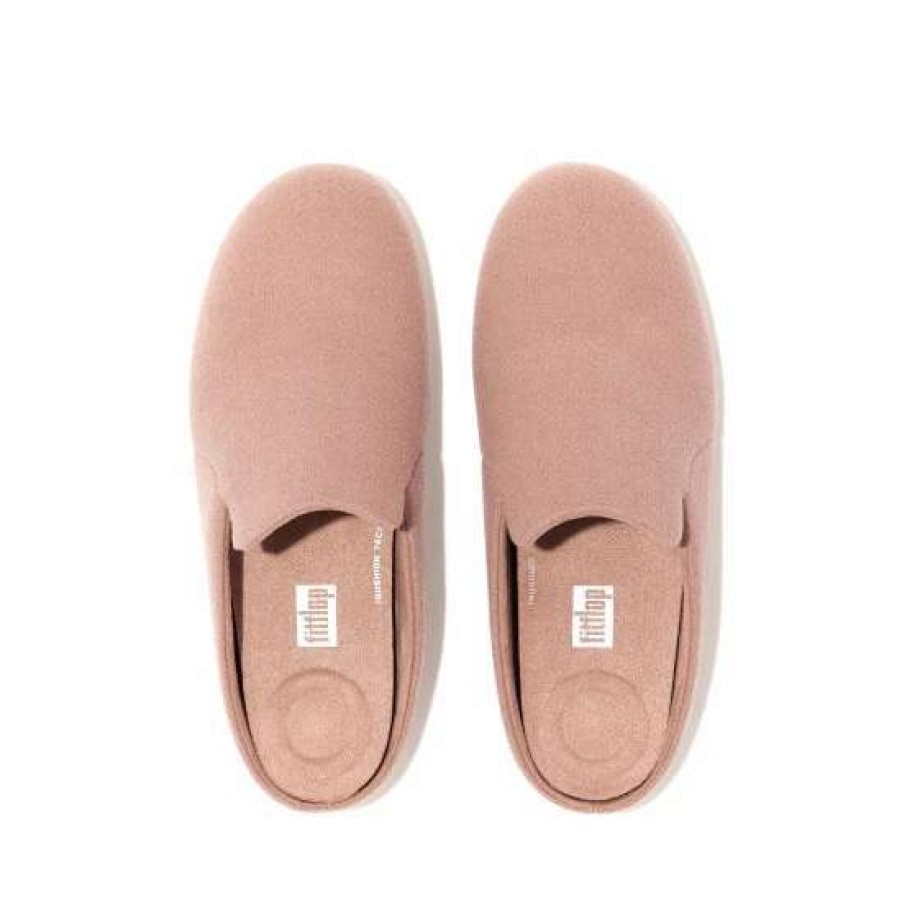 Slippers * | Fitflop Chrissie Haus Natural Felt Slippers