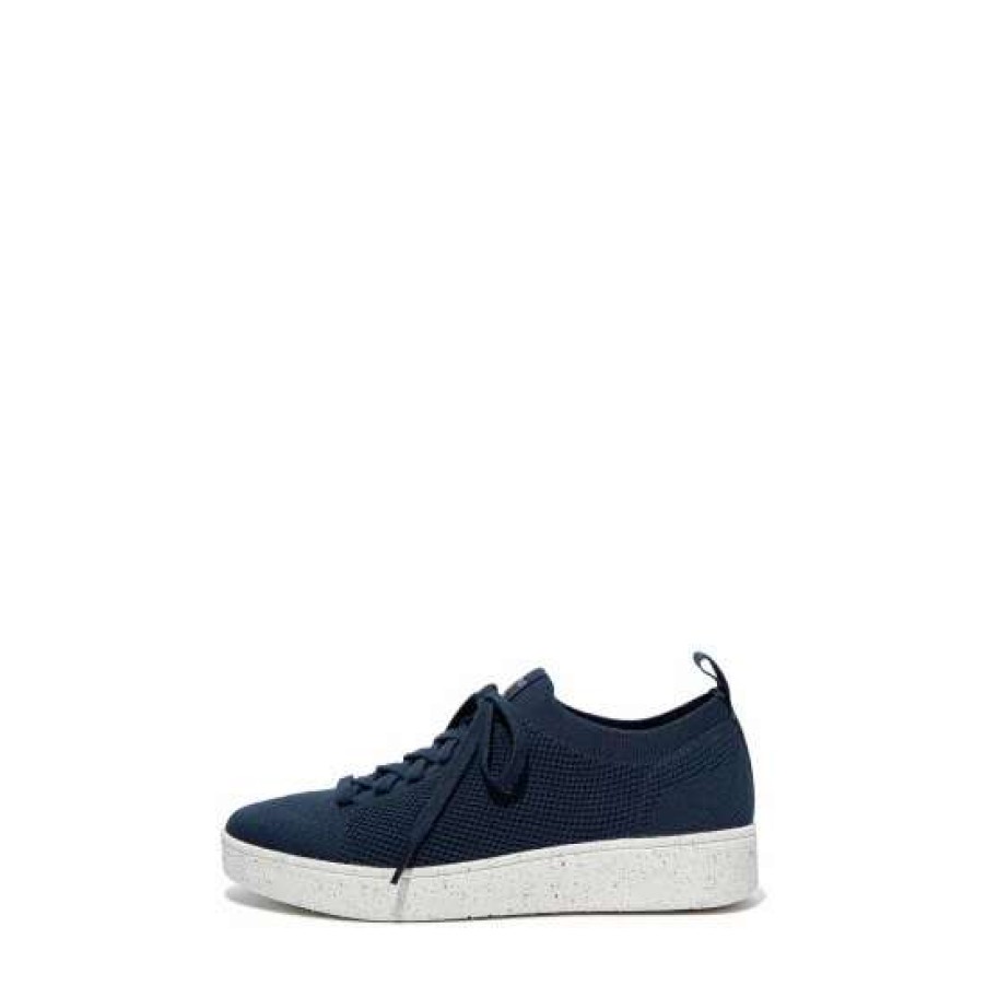 Trainers * | Fitflop Blue Rally E01 Multi-Knit Trainers