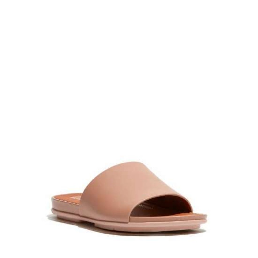 Sandals * | Fitflop Natural Gracie Leather Sliders