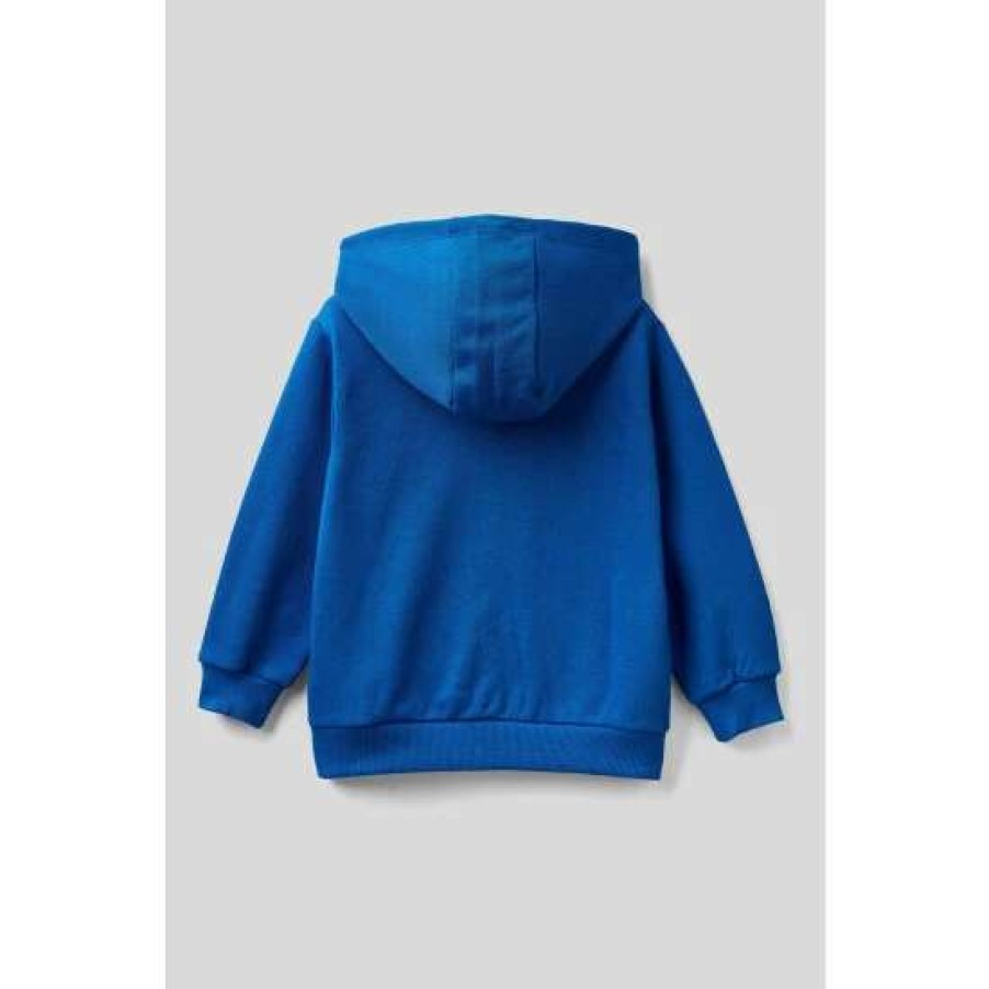 Hoodies * | Benetton Zip Through Hoodie